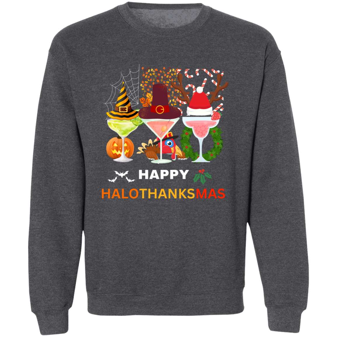 Halloween Thanksgiving Christmas Ugly Sweatshirt