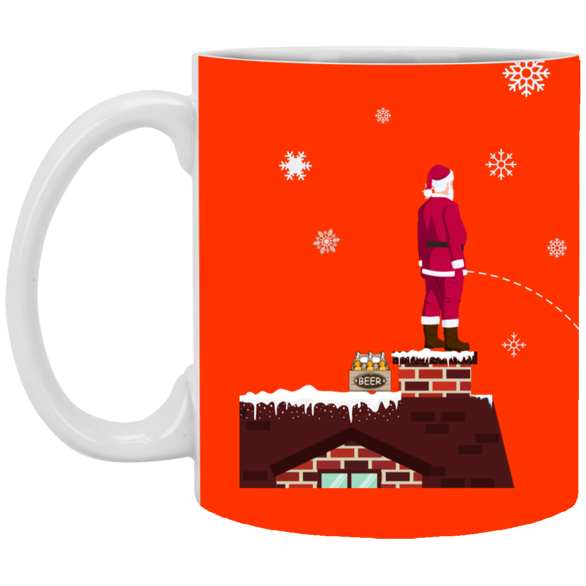 Santa Urinating Mug