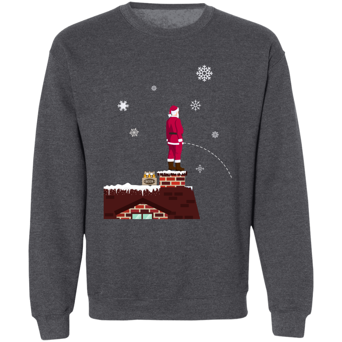 Santa Drunk Ugly Christmas Sweatshirt