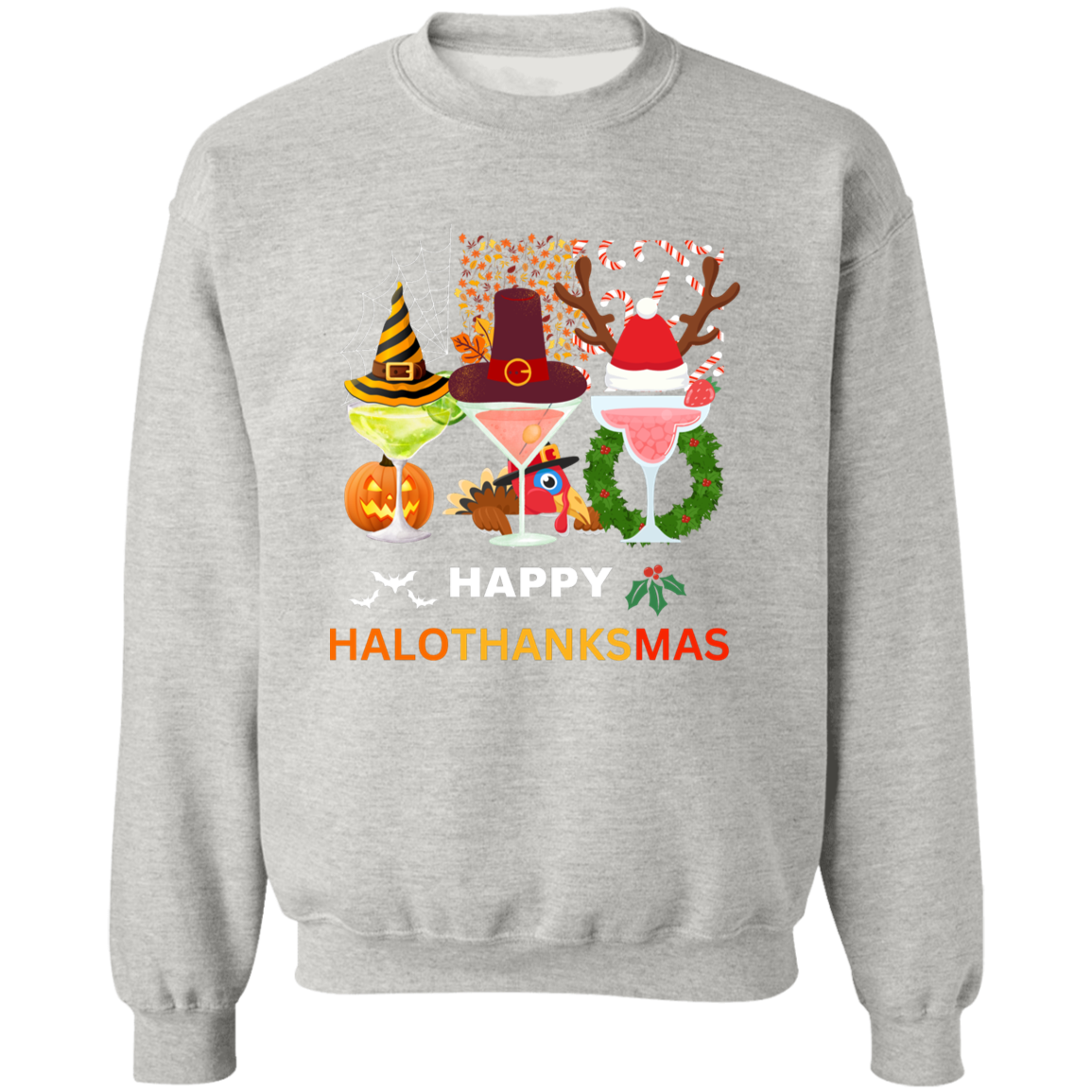 Halloween Thanksgiving Christmas Ugly Sweatshirt