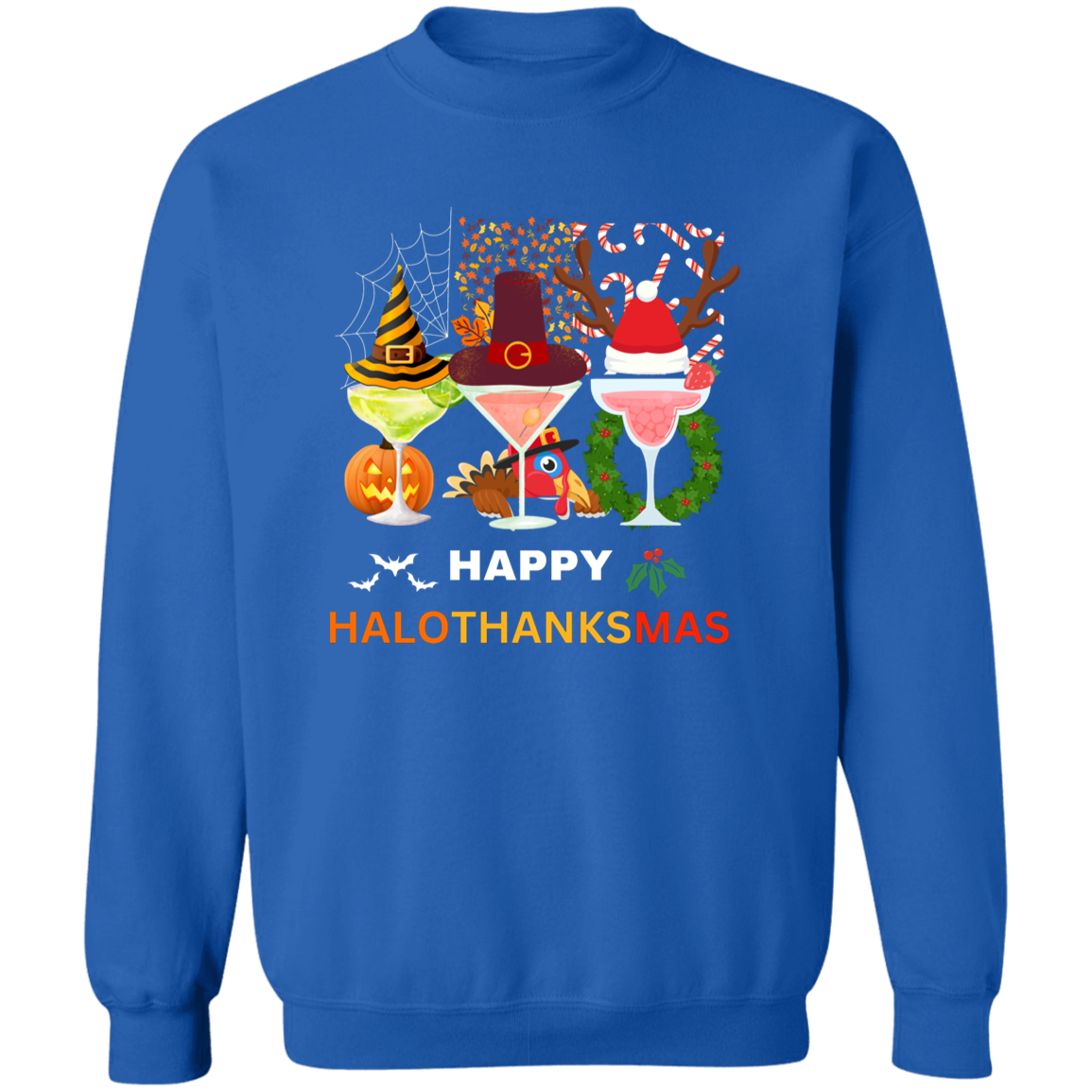 Halloween Thanksgiving Christmas Ugly Sweatshirt