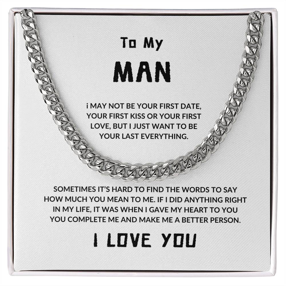 To My Man I Love You