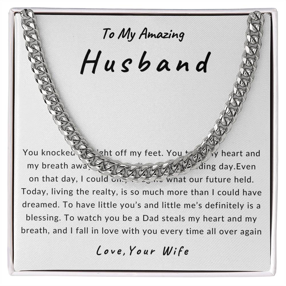 To My Amazing Husband