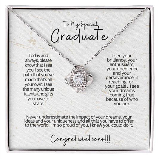 To My Special Graduate Necklace