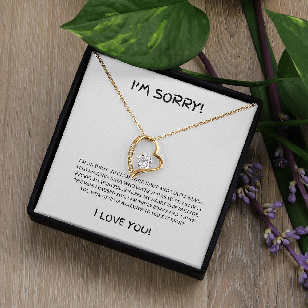 I'm Sorry Love Necklace